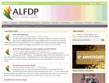 Tablet Screenshot of alfdp.com
